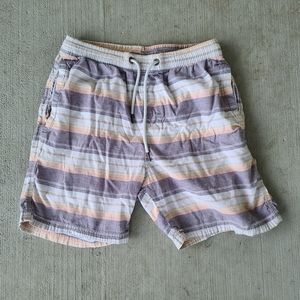 Cotton On Striped Purple and Cream Men Shorts